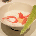 フロリレージュ - リュバーブのコンポートとアロエのジュレ