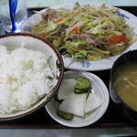 きね新食堂 - 野菜炒め定食６８０円