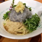 麺屋 六感堂 - S.K.M (しらすかけ麺) ＋生しらす増し