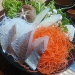 元祖うなぎ湯の宿ゆさや - 夕食　豆乳野菜鍋