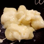 栄夏 - ジャガイモのニョッキにモッツァレラを和えていただきますた。