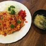 トルコライス＆味噌汁