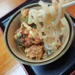 喰うかい - 麺のリフトアップ