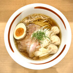 らぁめん 倉井 - わんたん醤油らぁめん 肉増し 半玉子トッピング