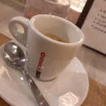 フォカッチャディレッコ500 - デザート前のコーヒー。