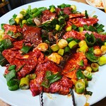 焼肉 かどや - 上ハラミ、センマイ、肝