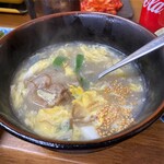 焼肉 かどや - テールスープ