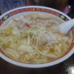 しお福 - ワンタン麺860円