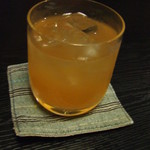 山しのぶ - 梅酒もロックで追加しました。