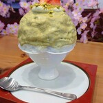 慈げん - ピスタチオに生クリーム