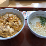 なか卯 - 親子丼、はいからうどんセット