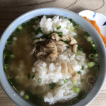 ふれあいの里 - ふれあいの里梅北本店さん　とり汁めし350円