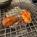 Binchousumi Bihorumon Yaki Shichirin - 七輪の炭火で炙ります
