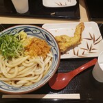 丸亀製麺 - ぶっかけ大＋かしわ天2020.03.15