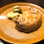 鳥田中 - そら豆と蓮根つくね