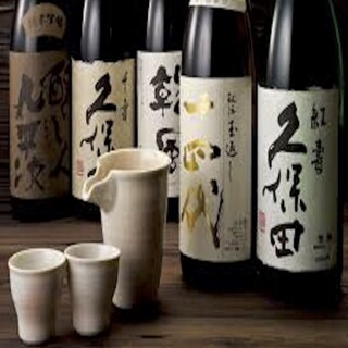 九州を中心とした全国の銘酒を豊富にご用意しております