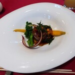 ルアン 神戸迎賓館 - メイン（パンチェッタで包み込んだ宮城県産アンコウのロッシーニ風）