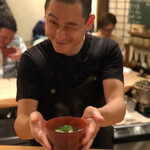 食堂 おがわ - めっちゃキュートな海老蔵さん