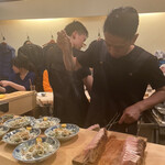 食堂 おがわ - ブリに塩してるだけで絵になるなぁ(*´Д｀*)