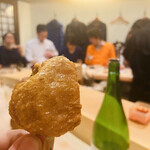 食堂 おがわ - 鶏唐揚げは骨までパリパリいけるやつ:;(∩´﹏`∩);: