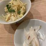 食堂 おがわ - 大根と茗荷のぬか漬けもおいしかったなぁ