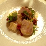 リストランテ ラ・バリック トウキョウ - 冷たい前菜　兔背肉のインサラータ