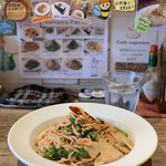 ナナイロパスタ - 桜ペペロンチーノ 1,180円 + 大盛 250円 = 1,430円。