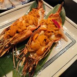 禅紫 - 大海老の雲丹焼き