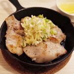 トンテキ食堂8 - トントロのネギ塩にんにく(500円)