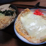 江戸家 - チーズかつ丼セット