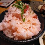 Ishiyaki Suteki Zei - 梅ご飯（大盛り無料）