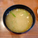 いなせ寿司 - 味噌汁