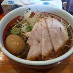 明石塩元帥 - ネギ醤油ラーメン、チャーシュー、味付け卵追加