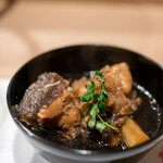 うを徳 - 2020.3 鹿児島クエ（魚体19kg）カブトと鹿児島牛蒡の煮付け椀