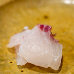 うを徳 - 2020.3 明石の鯛（魚体2.2kg）皮霜造り