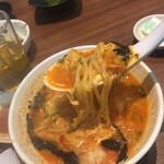 じゅうじゅうカルビ - キムチチゲラーメン