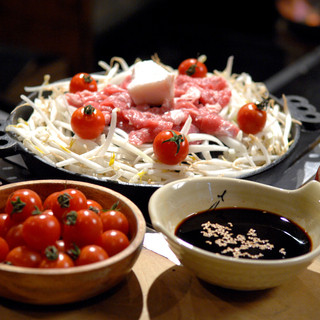 ミニトマト・もやし・玉ねぎはおかわり無料