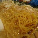 らーめんてつや - 麺のアップ