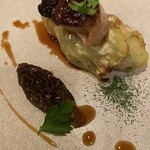 E.Bu.Ri.Ko - フォアグラ、キャベツ巻、袋茸、トリュフ