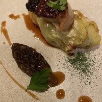 E.Bu.Ri.Ko - フォアグラ、キャベツ巻、袋茸、トリュフ