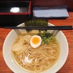 浜堂ラーメン - 煮干そば(平麺)
