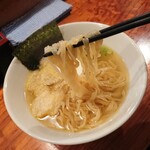 浜堂ラーメン - 麺のリフトアップ