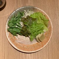 神戸牛 しゃぶしゃぶ おもき 離れ 銀座店 - しゃぶしゃぶの野菜等