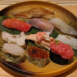 寿司饭团10贯拼盘