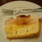 ハーブス - ランチセットのハーフケーキ（バナナクリームパイ）