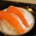 グルメ回転寿司 三代目江戸前あっちゃん - 信州サーモン