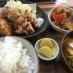 カレーうどん専門　サンビーノ - 唐揚げ定食
