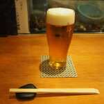 すし処 錦 - 生ビール