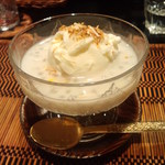 タイ料理 プリックタイ コラボ - タピオカココナッツミルクアイス