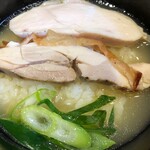 麺屋一燈 - 地鶏そば＋小ライス